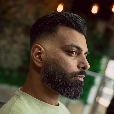 Fade and full beard styling – Mitko, The Blades Studio