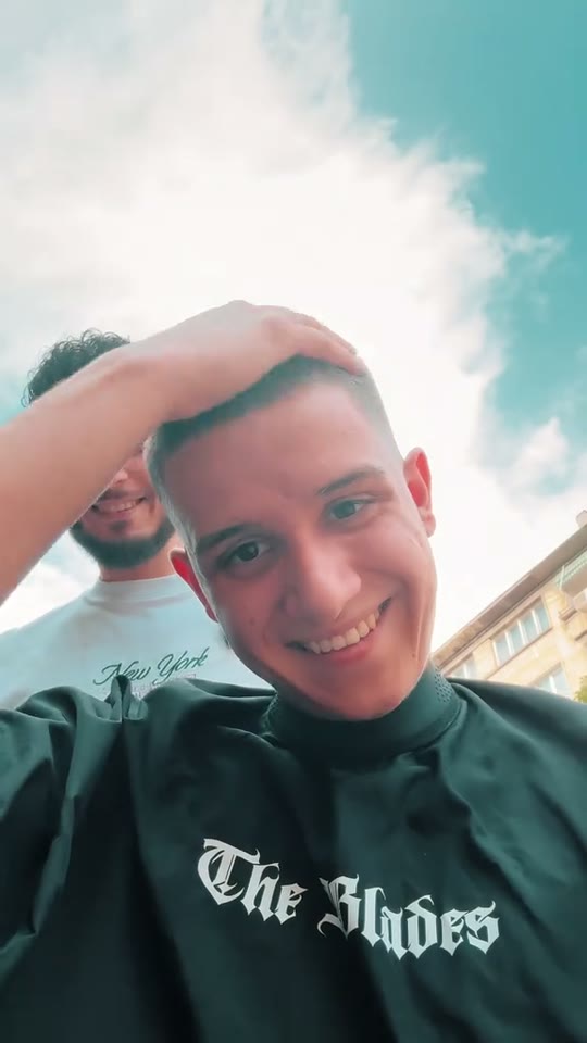 The Blades Wheel: Kalin gets the Mbappé cut – video on TikTok